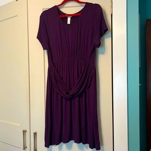 NWT gorgeous purple maternity dress